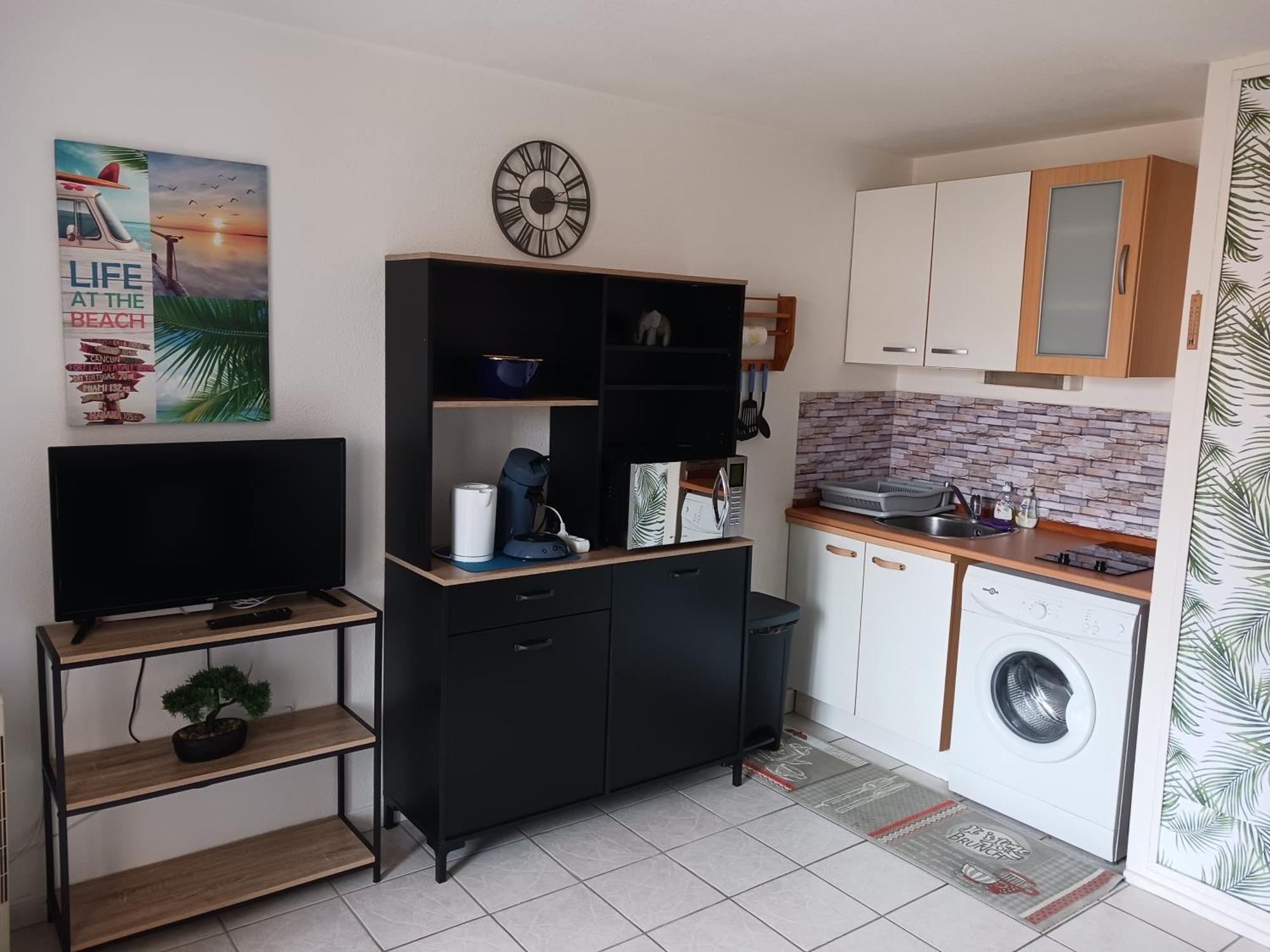 Appartement Vue Mer, Acces Direct Plage, Parking Privatif Le Barcarès Exteriér fotografie